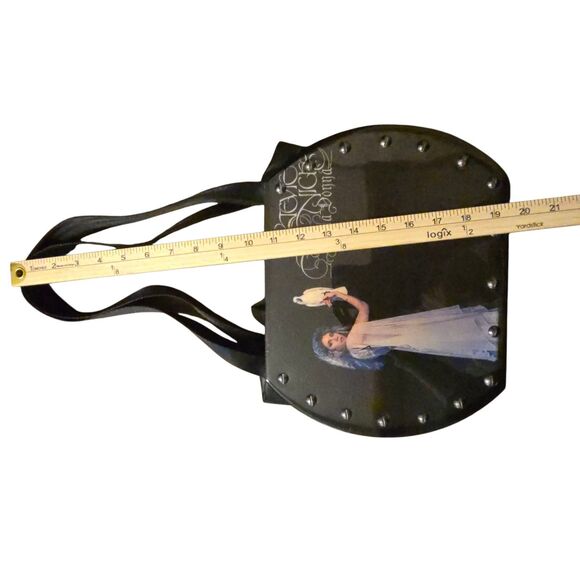 VTG Vinyl Record Purse Bella Donna Stevie Nicks Handbag Purse Parrot - Picture 13 of 14